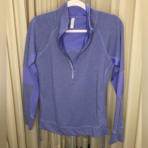 Lucy Long Sleeve 1/2 Zip Purple Size Small